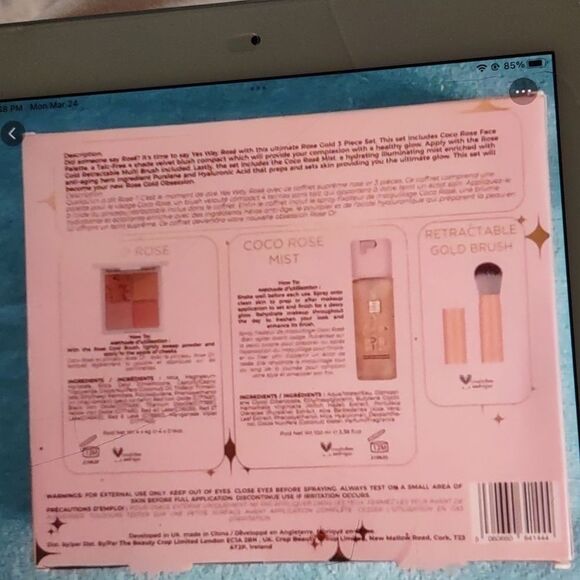 New THE BEAUTY CROP YES WAY ROSÉ SET - Picture 2 of 6
